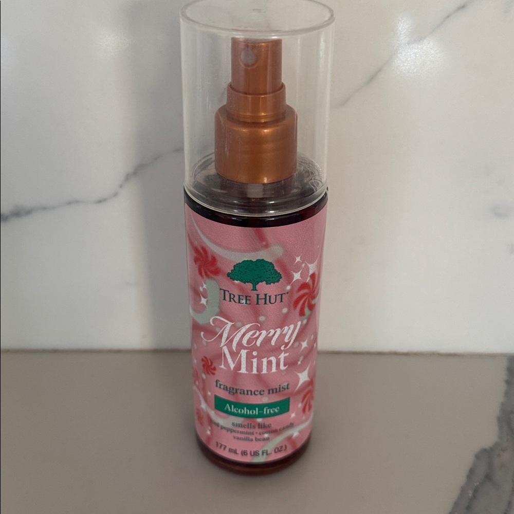 Tree Hut Merry Mint fragrance mist Limited Edition Peppermint NEW